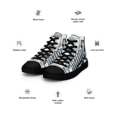 Cargar imagen en el visor de la galería, OG VDC Men’s high top canvas shoes
