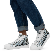 Cargar imagen en el visor de la galería, OG VDC Men’s high top canvas shoes